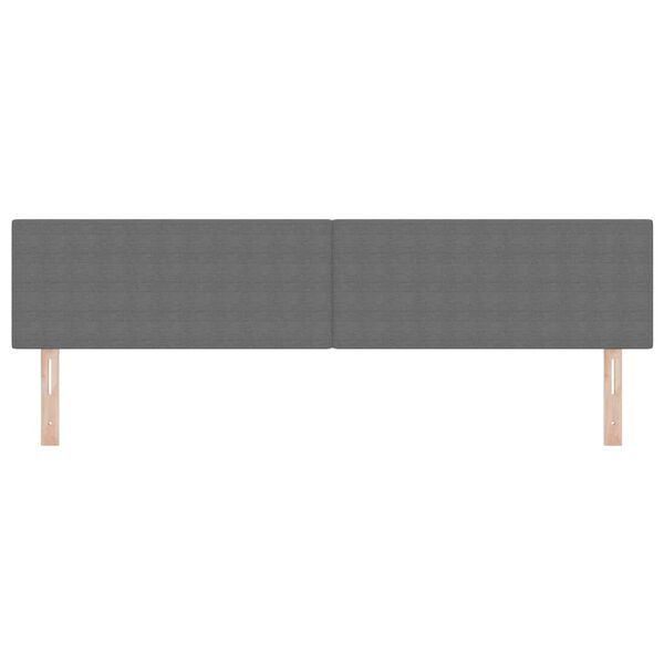 vidaXL Tăblie cap cu headboard Gri deschis 200 cm Piele artificială