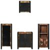 vidaXL Set de mobilier pentru baie 4 pcs Maro Lemn de mango solid
