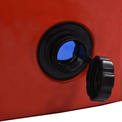 vidaXL Piscină pentru câini pliabilă, roșu, 160 x 30 cm, PVC