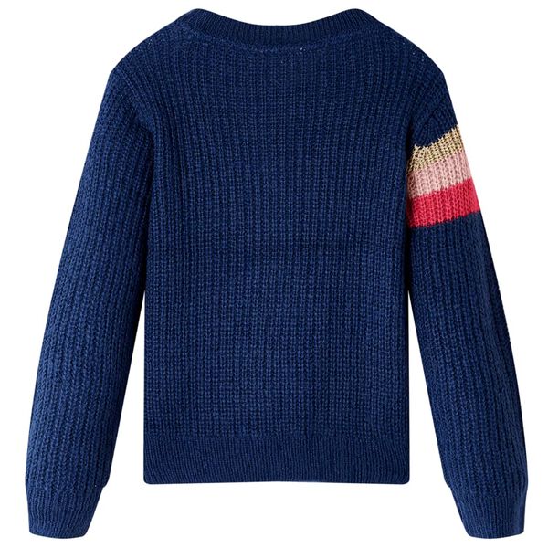 Pulover tricotat pentru copii, bleumarin, 128