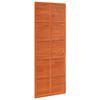 vidaXL Ușă hambar Maro ceruit 80 x 208 cm Lemn masiv de pin