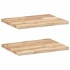vidaXL Rafturi plutitoare 2 buc. 40x30x2 cm lemn masiv acacia netratat