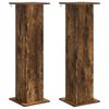 vidaXL Suport pentru plante 2 pcs Stejar fumuriu 30,5 x 30 x 100,5 cm