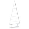 vidaXL Pom de Crăciun din metal KUOPIO 180 cm Oțel Alb