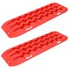 vidaXL Placă de tracțiune 2 buc. Roșu 106 x 30,5 x 7 cm Nailon &icirc;ntărit