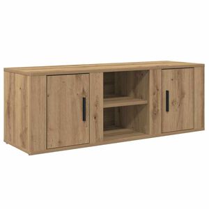 vidaXL Cabinet TV Stejar Artizanal 100 x 31,5 x 35 cm Lemn compozit