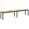 vidaXL Bancă de grădină 201 x 35 x 45 cm Lemn Solid de Acacia