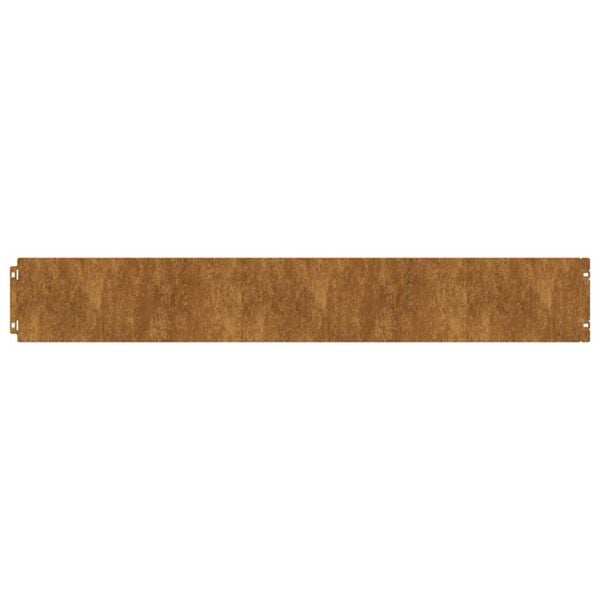 vidaXL Borduri de gazon 50 buc. 15x103 cm oțel Corten flexibil