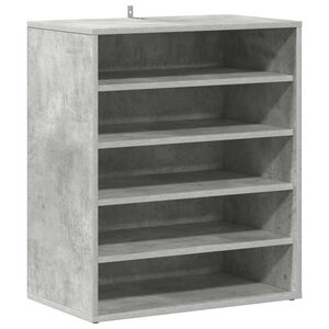 vidaXL Pantofar, gri beton, 60x35x70 cm, PAL
