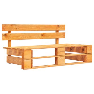 vidaXL Set mobilier paleți, 6 piese, maro miere, lemn de pin tratat