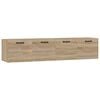 vidaXL Dulapuri TV de perete 2 buc. stejar sonoma 60x36,5x35 cm lemn