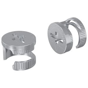 vidaXL Șuruburi cu &icirc;ncuietoare tip cam 2 buc. Argintiu 12 x 10 mm