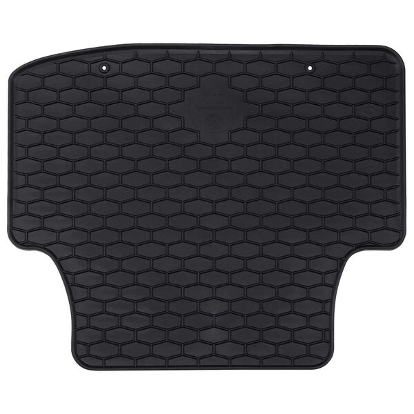 vidaXL Covor pentru mașină 4 pcs Negru Cauciuc