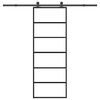 vidaXL Ușă glisantă cu set feronerie, 76x205 cm, sticlă ESG/aluminiu