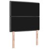 vidaXL Tăblie cap cu headboard Gri închis 80 cm Piele artificială