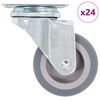 vidaXL Roți pivotante, 24 buc., 50 mm