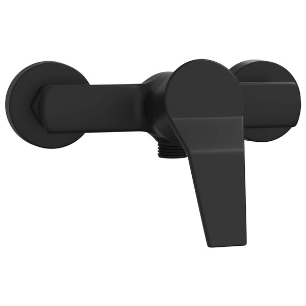 vidaXL Robinet mixer pentru duș Negru G 1 / 2 inci Alamă