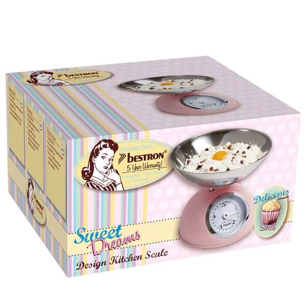 Bestron C&acirc;ntar de bucătărie DKW700SDM roz