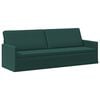 vidaXL Sofă cu 3 locuri Verde &icirc;nchis 220 x 81 x 82 cm Țesătură
