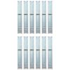 vidaXL Ancore de sol &icirc;n formă de L, 12 buc, oțel galvanizat, 5x5x50 cm