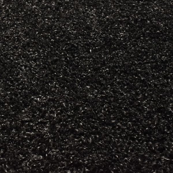 vidaXL Covor cu fir lung, antracit, 120 cm