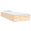 vidaXL Cadru de pat single, 90x190 cm, lemn masiv