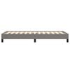 vidaXL Cadru de pat fără saltea, gri &icirc;nchis, 100x200 cm, textil