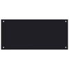 vidaXL Panou antistropi de bucătărie, negru 90x40 cm sticlă securizată