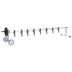 vidaXL Derulator prelată de piscină cu bază din oțel inoxidabil