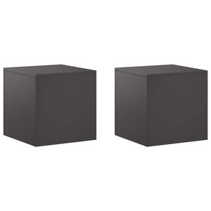 vidaXL Suport pentru plante 2 pcs Negru 40 x 40 x 40 cm Oțel
