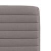 vidaXL Scaune de sufragerie, 4 buc., gri taupe, material textil