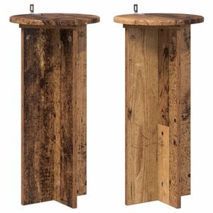 vidaXL Suport pentru plante 2 buc. Lemn vechi 29,5 x 29,5 x 60 cm