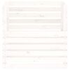 vidaXL Compostor, alb, 80x80x78 cm, lemn masiv de pin