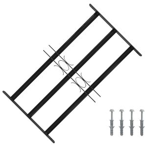 vidaXL Grilaj de securitate pentru feronerie 75.5 x 45 cm