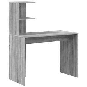 vidaXL Birou Gri Sonoma 102 x 50 x 124 cm Lemn prelucrat
