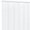 vidaXL Perdea pentru ușă, transparent, 300 mmx2,6 mm 10 m, PVC