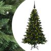 vidaXL Brad de Crăciun artificial cu glob 120 cm 150 LED-uri Alb cald