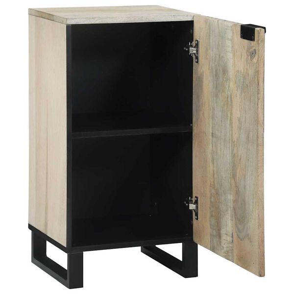 vidaXL Bufet Alb 40 x 33 x 75 cm Lemn masiv de mango