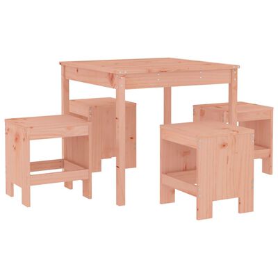 vidaXL Set cu masă de grădină, 5 piese, lemn masiv douglas