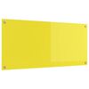 vidaXL Panou de bucătărie Galben 110 x 50 cm sticlă securizată