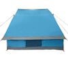 vidaXL Cort de Camping cu acoperiș albastru 223 x 163 x 130 cm tafta