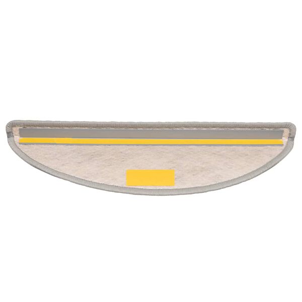 vidaXL Covorașe scări autoadezive 30 buc argintiu 56x17x3 aspect sisal