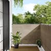 vidaXL Paravan de balcon, gri taupe, 120x1000cm, 100% poliester oxford