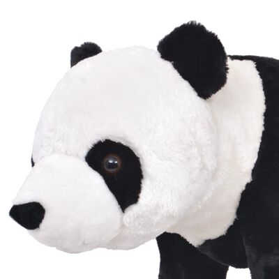 vidaXL Urs panda de jucărie din pluș în picioare, alb și negru, XXL