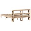 vidaXL Cadru de pat cu tăblie, 160x200 cm, lemn masiv de pin
