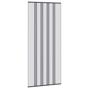 vidaXL Plasă de insecte cu cortină Negru poliester