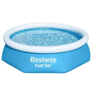 Bestway Piscină gonflabilă Fast Set, 244x61 cm, rotundă, 57265