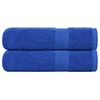 vidaXL Prosoape de m&acirc;ini, FROGN, 2 buc., albastru, 50x100 cm, 360 g/m&sup2;