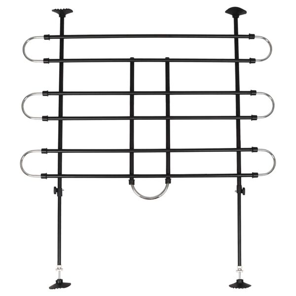 FLAMINGO 3 Bar Car Dog Guard cu 2 Opțiuni Tara negru