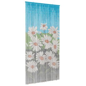 vidaXL Cortină pentru ușa de insecte multicolor 200 x 100 cm Bambus